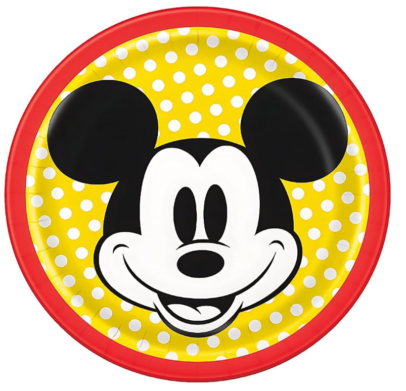Small Disposable Characterized Party Plates