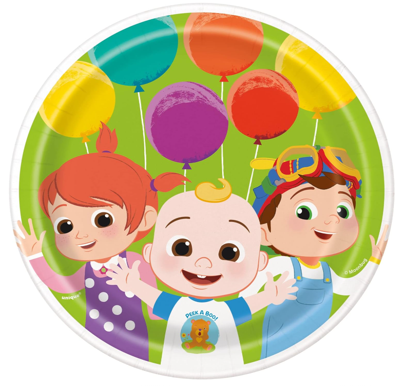 Small Disposable Characterized Party Plates