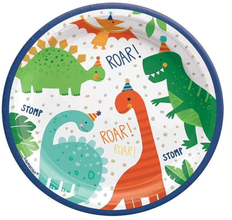 Small Disposable Characterized Party Plates