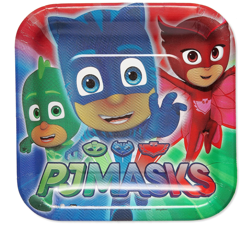 Small Disposable Characterized Party Plates