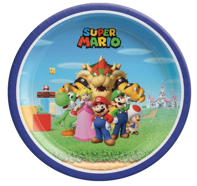 Small Disposable Characterized Party Plates
