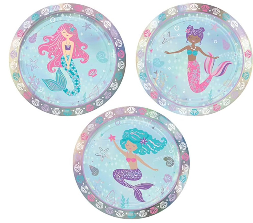 Small Disposable Characterized Party Plates