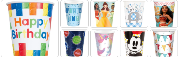 Disposable Characterized Party Cups
