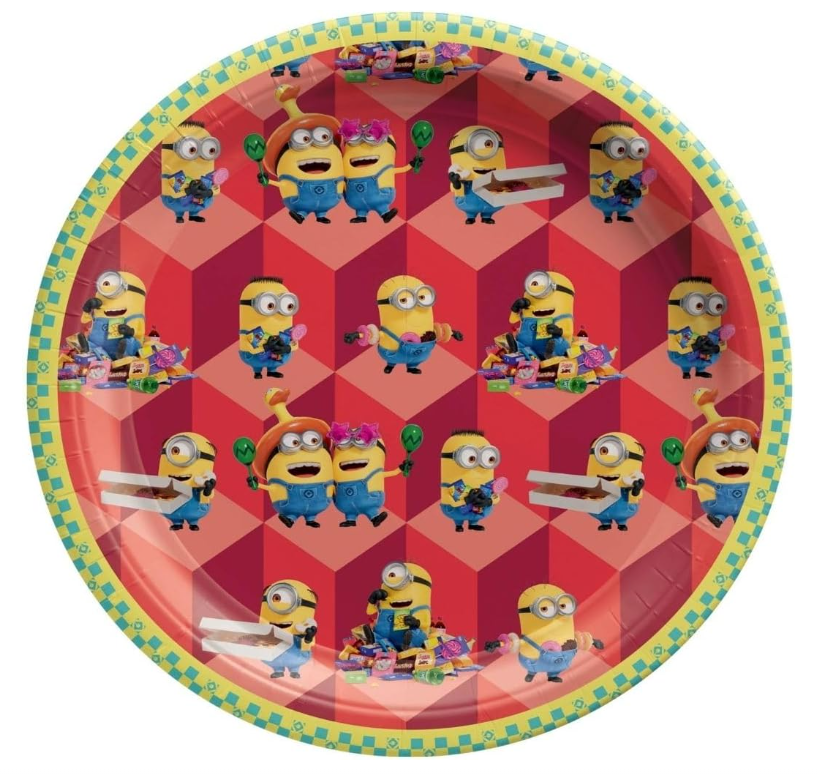Small Disposable Characterized Party Plates