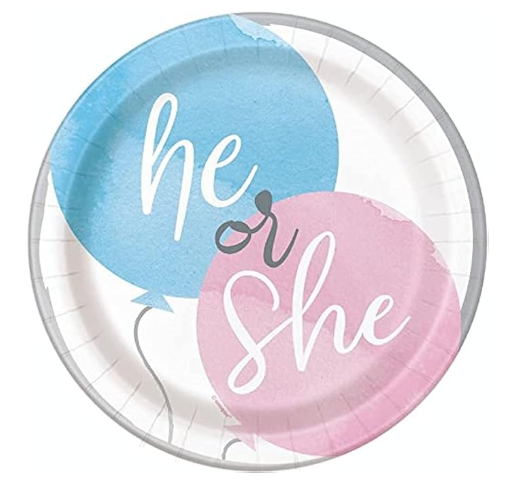Small Disposable Characterized Party Plates