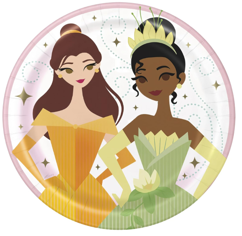 Small Disposable Characterized Party Plates