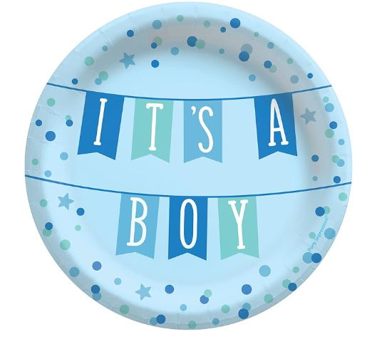 Small Disposable Characterized Party Plates