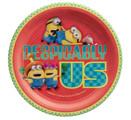 Disposable Characterized Party Plates